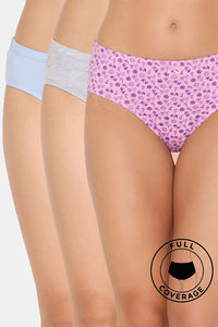 Grey M Florals Blue